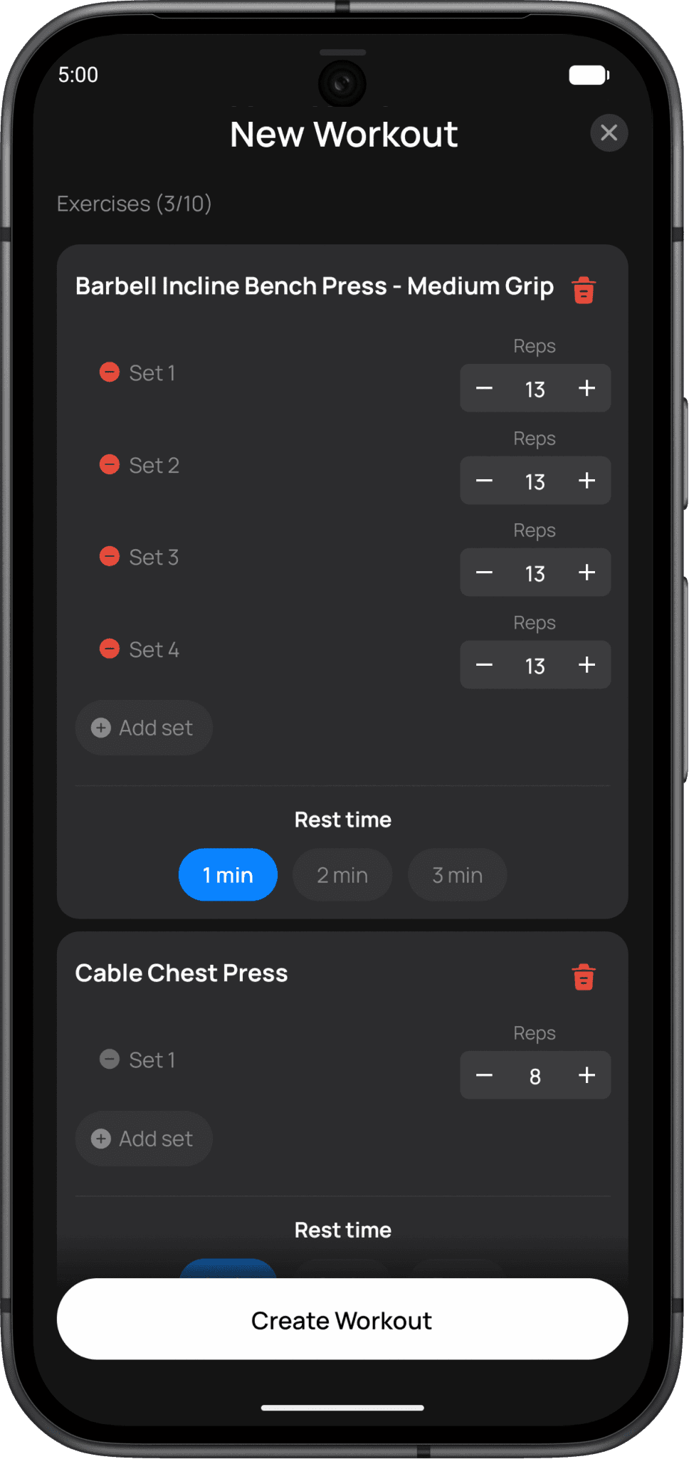 Routine builder in Doo It!